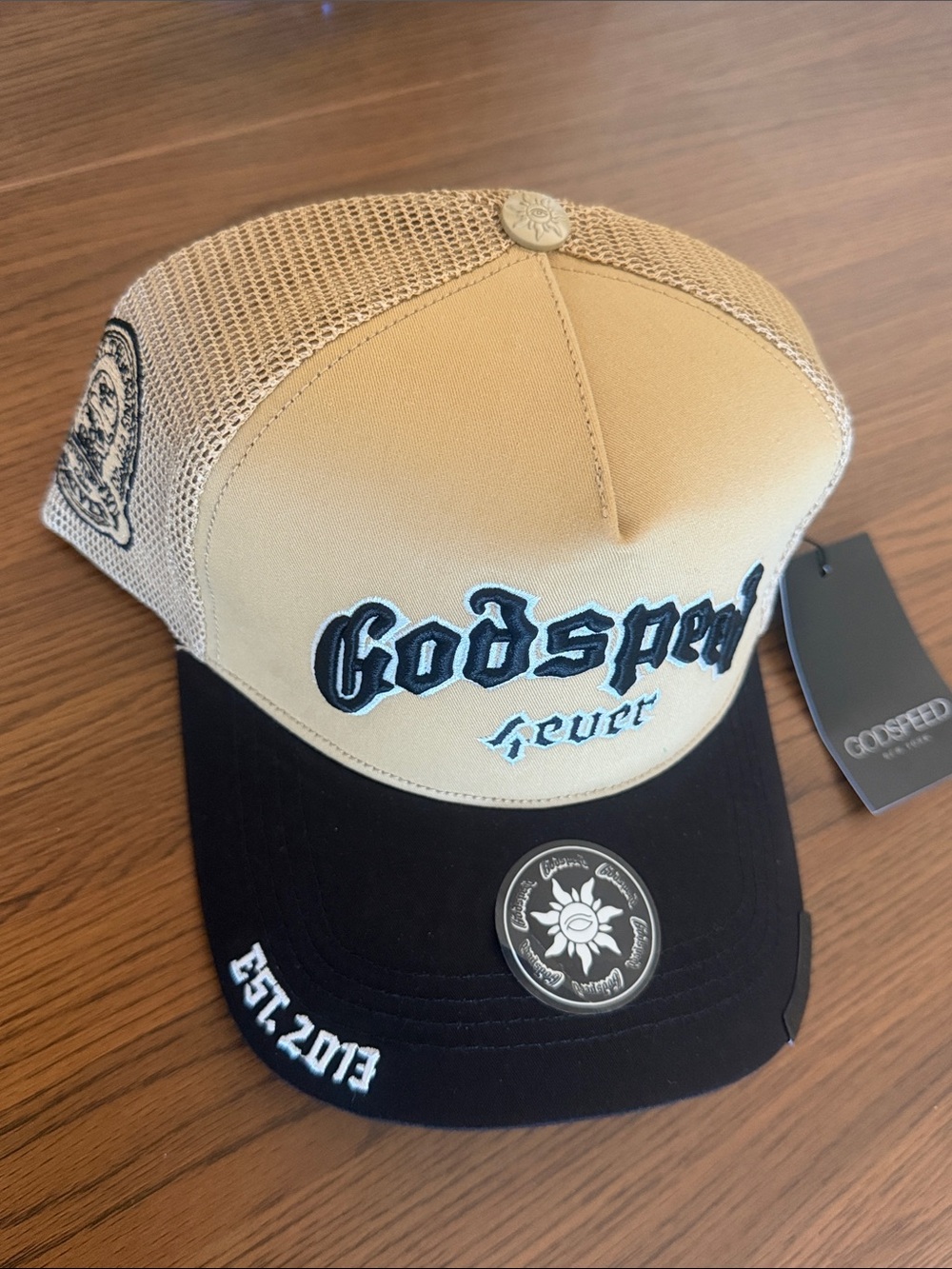 Godspeed Hat in Tan and Black